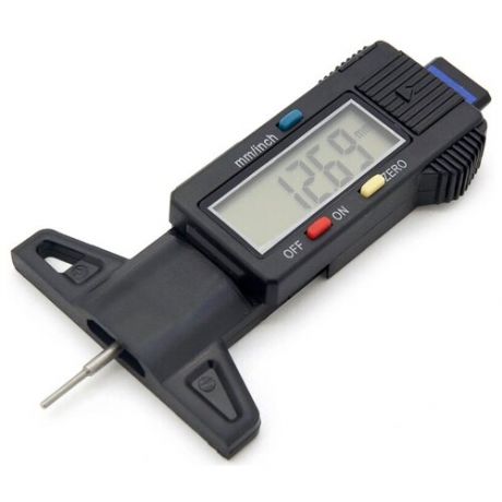 Цифровой измеритель глубины протектора шин автомобиля ABC (батарейка в комплекте)