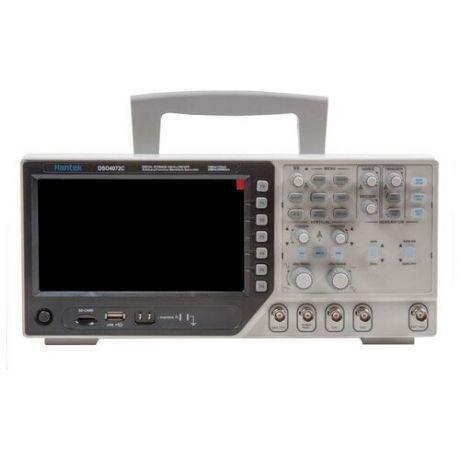 Осциллограф Hantek DSO4072C, 2 канала х 70МГц, генератор СПФ до 25 МГц DSO4072C