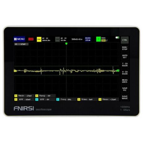 Цифровой планшетный осциллограф FNIRSI 1013D (2 канала, 100 МГц)