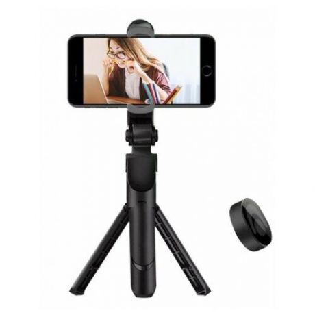 Монопод для селфи со штативом Selfie Stick Tripod Bluetooth LED XT-10SP