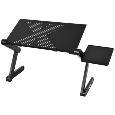 Стол для ноутбука Buro BU-804 столешница металл черный 48x26см