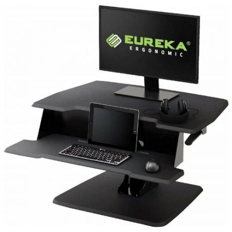 Столик/подставка для ноутбука FOXGAMER Подставка на компьютерный стол для работы стоя EUREKA ERK-CV-31B, 79,5х71,4х16.4 см