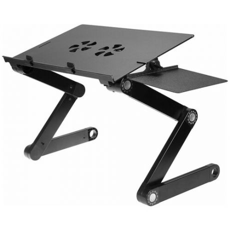 Столик трансформер для ноутбука / Подставка под ноутбук с охлаждением Multifunctional Laptop Table T8 42х26х1,5 см VITtovar