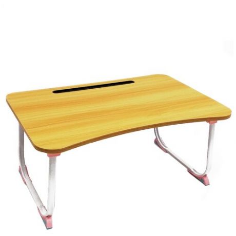 Складной столик для ноутбука 60х40х28, светло-коричневый