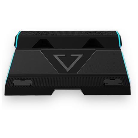 Большая мощная подставка MyPads для игрового ноутбука с охлаждением бесшумная с вентиляторами с блоком питания