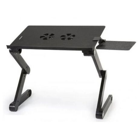 Подставка столик трансформер для ноутбука с подставкой для мыши, охлаждением и регулировкой высоты T9, / столик для ноутбука T9