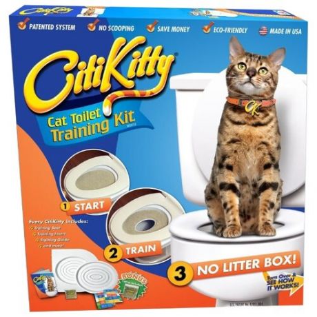 Система приучения к туалету для кошек CitiKitty Cat Toilet Training Kit белый
