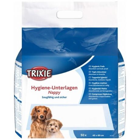 Одноразовые пеленки для собак, 40 х 60 см, 50 шт., Trixie (товары для животных, 23417)