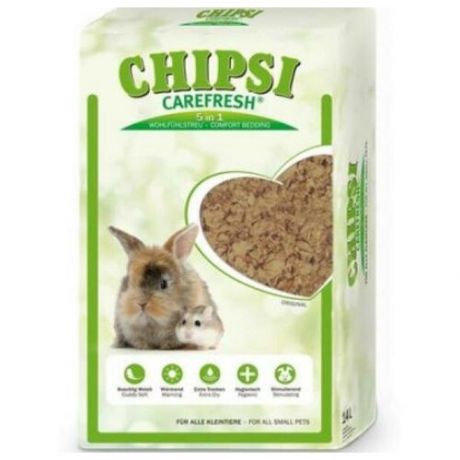 Carefresh Наполнитель- подстилка Original натуральный бумажный для мелких домашних животных и птиц 14л 1.1 кг