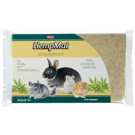 PADOVAN HEMP MAT коврик для грызунов и кроликов пенька большой 50 х 115 см (1 шт)