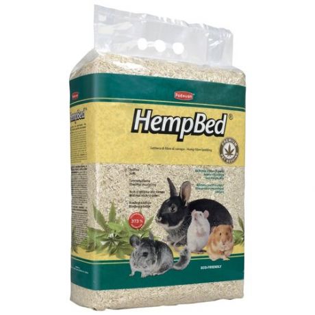 PADOVAN HEMP BED наполнитель- подстилка для грызунов и кроликов пенька (3 кг)