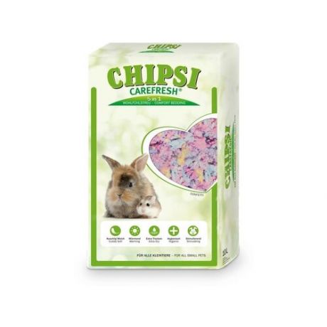 Carefresh наполнитель подстилка confetti разноцветный бумажный для мелких домашних животных и птиц 10 л 006/100132, 1,100 кг, 42435 (2 шт)