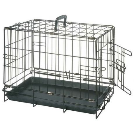 Клетка для собак Karlie Flamingo Wire cage black 1030489 47х30х37 см черный