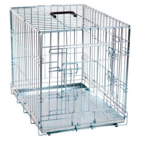Клетка для собак Karlie Flamingo Wire cage 1030062 63х43х49 см серый