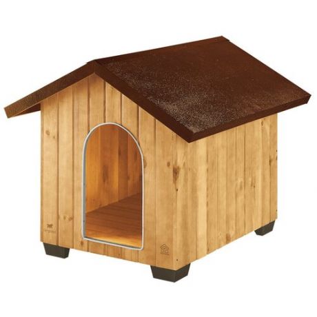 FERPLAST Деревянная будка для собак Domus Medium 85х67,5х73 см. (87002000)