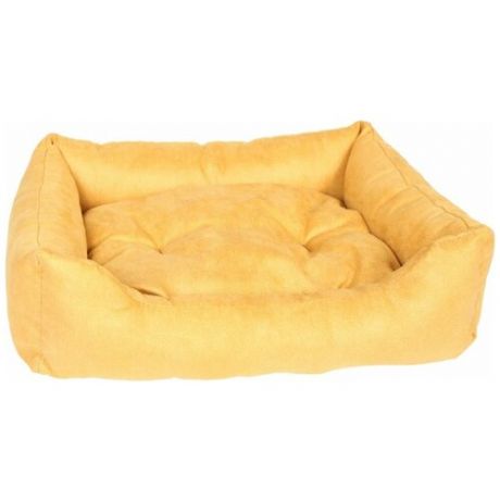 Лежак для собак и кошек PRIDE Ранчо 60х50х23 см горчичный