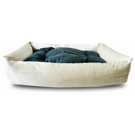 Лежанка Frais с бортами и подушкой для кошек и собак 38*53 см, экрю