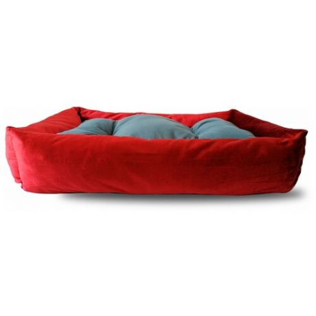 Лежанка Frais с бортами и подушкой для кошек и собак 38*53 см, бордо