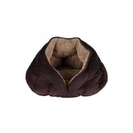 Лежак для собак и кошек TRIXIE Malu Cuddly Cave 47х27х41 см коричневый