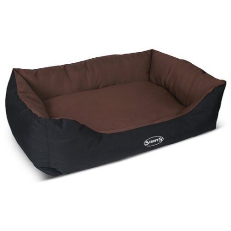 Лежак для собак Scruffs Expedition Box Bed XL 90х70х22 см серый