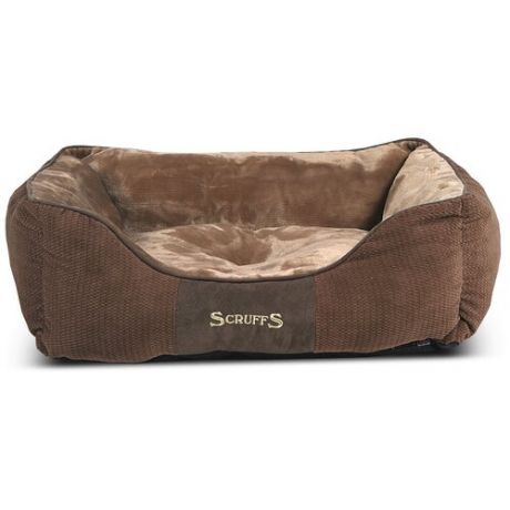 Лежак для собак Scruffs Chester Box Bed L 75х60 см коричневый