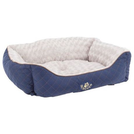 Лежак для собак Scruffs Wilton Box Bed L 75х60 см синий