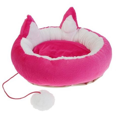 Лежак для кошек Пижон Ватрушка 3636768 50х50 см