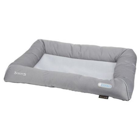 Лежак для собак Scruffs Cool Bed M 75х53 см серый