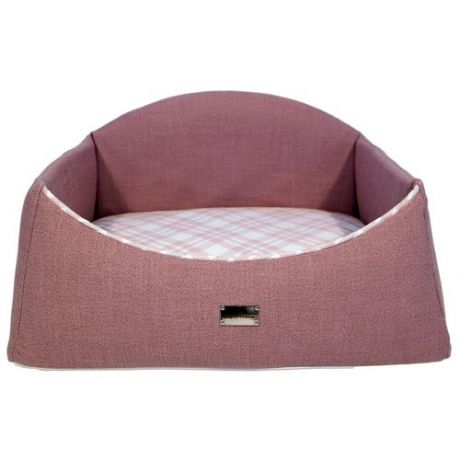 Лежак для собак и кошек Anteprima Bergamo 63х47х17 см розовая