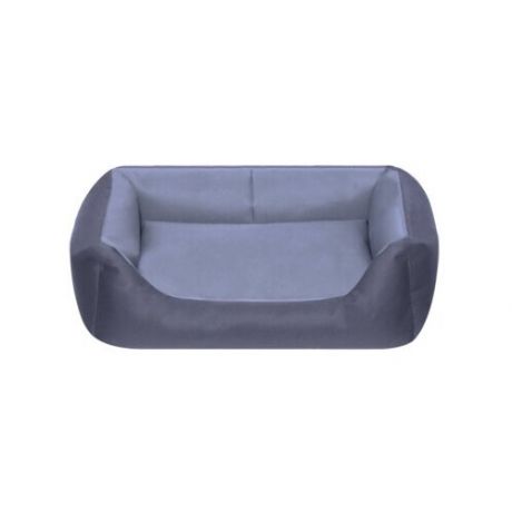 Yami-Yami - Лежак прямоугольный с подушкой №2, 71*51*21серый 1.58kg