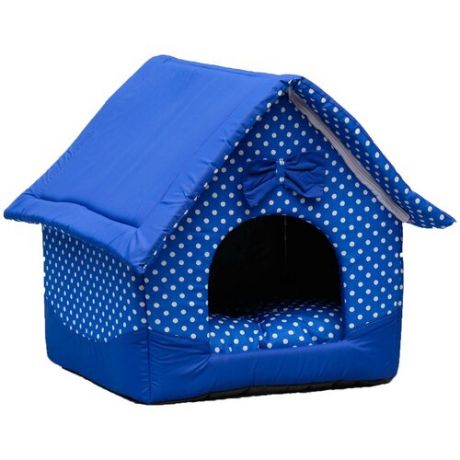 Домик для кошек Пижон Нежность, 1657985 34х32х37 см голубой