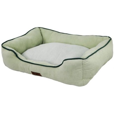 Лежак для собак и кошек Не Один Дома Olive M 61х48х18 см светло-зеленый