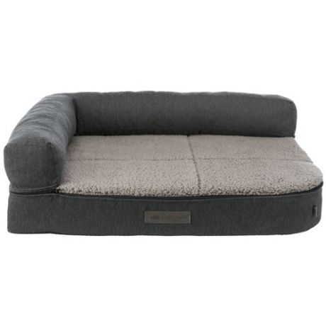 Лежак для собак TRIXIE Bendson Vital 100х80 см темно серый/светло серый