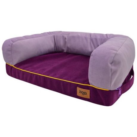 Лежанка диван "Ампир" мебельная ткань (лиловый/баклажан), 69х52х18 см