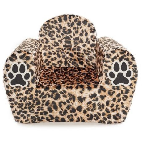 Кресло для кошек и собак "Дикий леопард" с антискользящим основанием