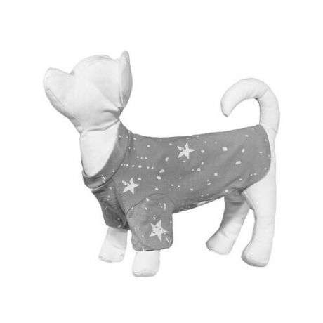 Yami-Yami одежда Футболка для собак со звёздами, серая, XL (спинка 40 см) нд28ос 51984-5, 0,055 кг (2 шт)