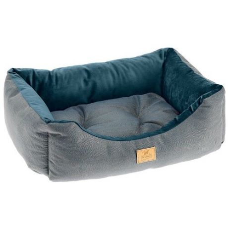 FERPLAST Софа для кошек и собак Chester 80 с двухсторонней подушкой (синяя) 78х56х22 см. (83770825)