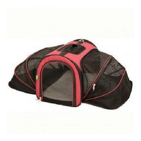 Triol сумка-переноска для собак и кошек 580х520х320мм, красный с черным