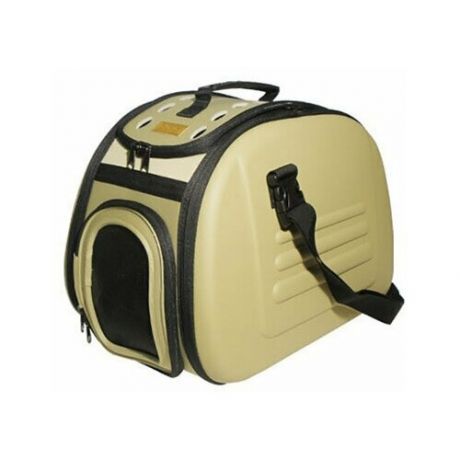 Ibiyaya - Складная сумка-переноска для собак и кошек до 6 кг бежевая