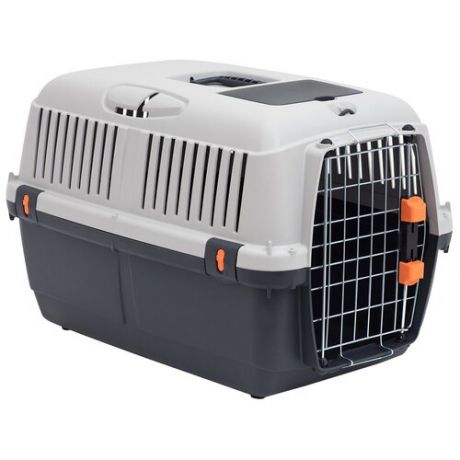 Клиппер-переноска для собак MP Bergamo Bracco Travel 3 40х38.5х60 см серый/черный