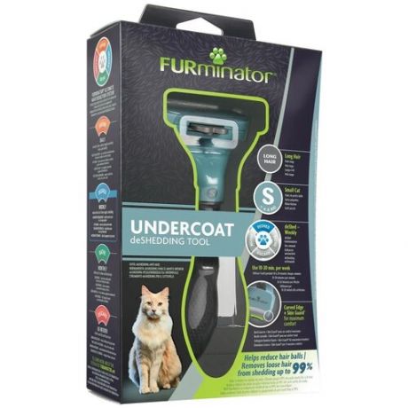 Фурминатор FURminator Long Hair Small Cat для маленьких кошек длинношерстных пород