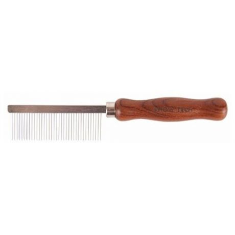 SHOW TECH Wooden Comb расческа для шерсти средней жесткости 18 см, с зубчиками 2,2 см, частота 1,5 м .