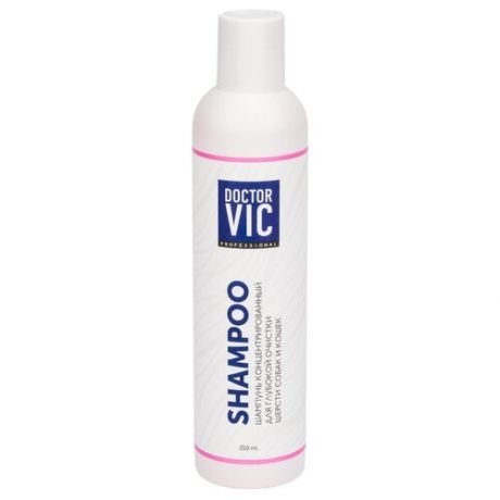 Шампунь- концентрат Doctor VIC для очистки шерсти кошек и собак, фл. 250 мл