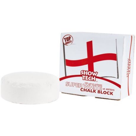 SHOW TECH English Chalk Block Super White мелок супер белый из кальция круглый в коробочке 55 г (45STE015)