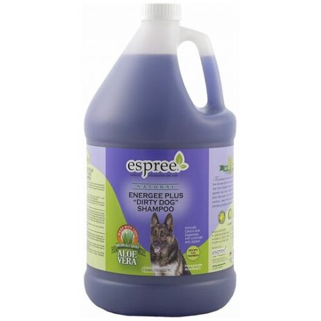 Шампунь Espree Energee Plus «Durty Dog» Shampoo Ароматный гранат для сильнозагрязненной шерсти собак и кошек , 3.79 л