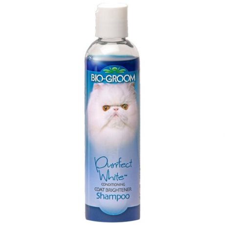 Шампунь Bio-Groom Purrfect White кондиционирующий для кошек белого и светлых окрасов , 237 мл