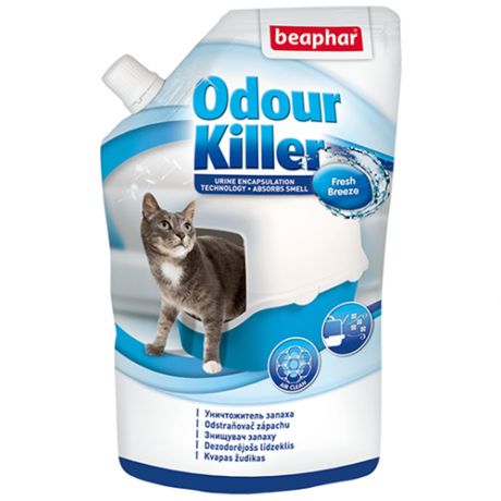 Ликвидатор запаха Beaphar Odour Killer для кошачьих туалетов , 0.4 г