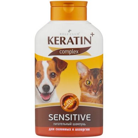 Шампунь KeratinComplex Sensitive для склонных к аллергии собак и кошек , 400 мл