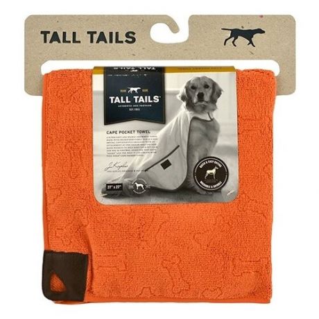 Rosewood Полотенце для животных микрофибра "Tall Tails" оранжевое, 51х51см