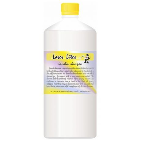 Laser Lites Шампунь ланолиновый (концентрат 1:20) Laser Lites Lanolin, 1л